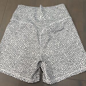 BuffBunny Dotted Black and White Shorts